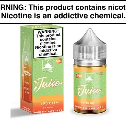 PEACH PEAR BY THE JUICE SALT 30ML