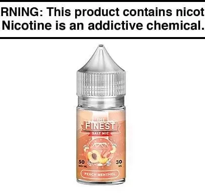 PEACH MENTHOL BY THE FINEST SALT NIC 30ML