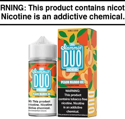 PEACH MANGO ICE BY SLAMMIN DUO 100ML
