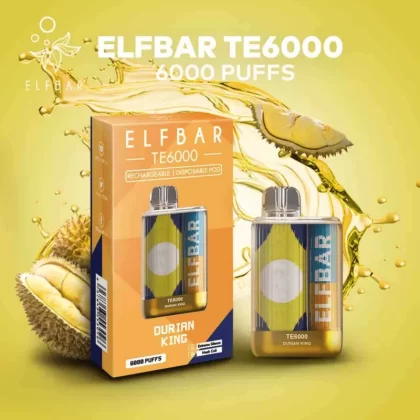 ELF BAR TE6000 – Durian King (6000 Puffs)