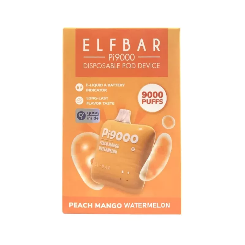 ELF BAR Pi9000 – Peach Mango Watermelon (9000 Puffs)