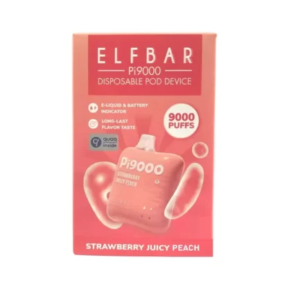 ELF BAR Pi9000 – Strawberry Juicy Peach (9000 Puffs)