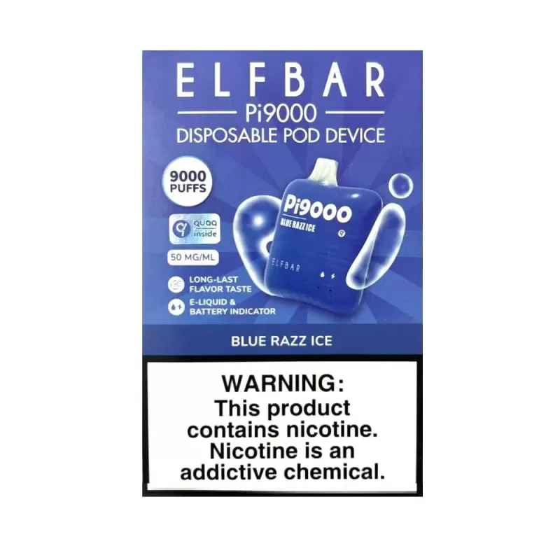 ELF BAR Pi9000 – Bluerazz Ice (9000 Puffs)