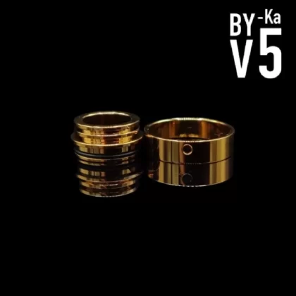 BY-ka v.5 Refill Top Cap and Ring Brass – Vape Systems