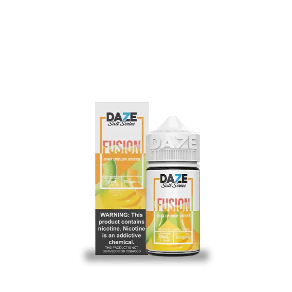7 Daze Fusion Banana Cantaloupe Honeydew 30ml Nic Salt Vape Juice