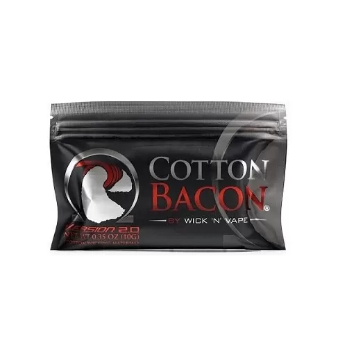 Wick ‘N’ Vape Organic Cotton Bacon V2 (10 Pieces)