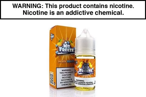PEACH FROST BY MR. FREEZE SALTS 30ML
