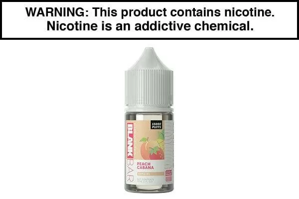 PEACH CABANA BY BLANK BAR SALTS 30ML