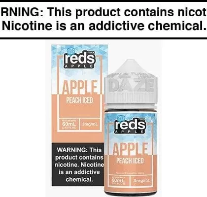 PEACH APPLE ICED BY REDS E JUICE 60ML/100ML