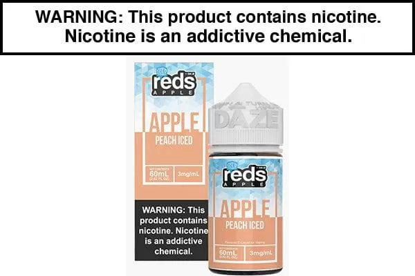 PEACH APPLE ICED BY REDS E JUICE 60ML/100ML