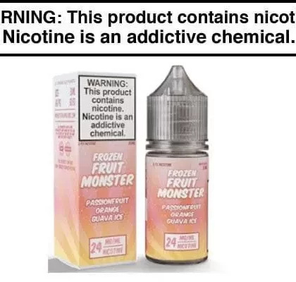 PASSIONFRUIT ORANGE GUAVA ICE BY FROZEN FRUIT MONSTER SALT NIC 30ML