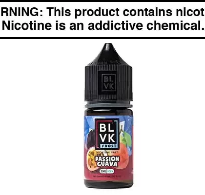 PASSION GUAVA ICE BY BLVK FROST SALT 30ML