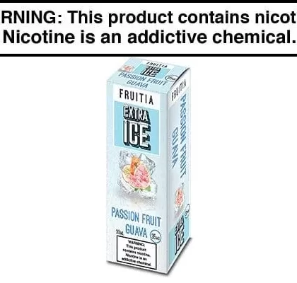 PASSION FRUIT GUAVA BY FRUITIA EXTRA ICE SALTS 30ML