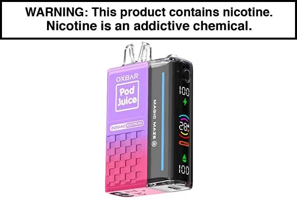OXBAR X POD JUICE MAGIC MAZE 2.0 DISPOSABLE VAPE – 30,000 PUFFS - Image 3