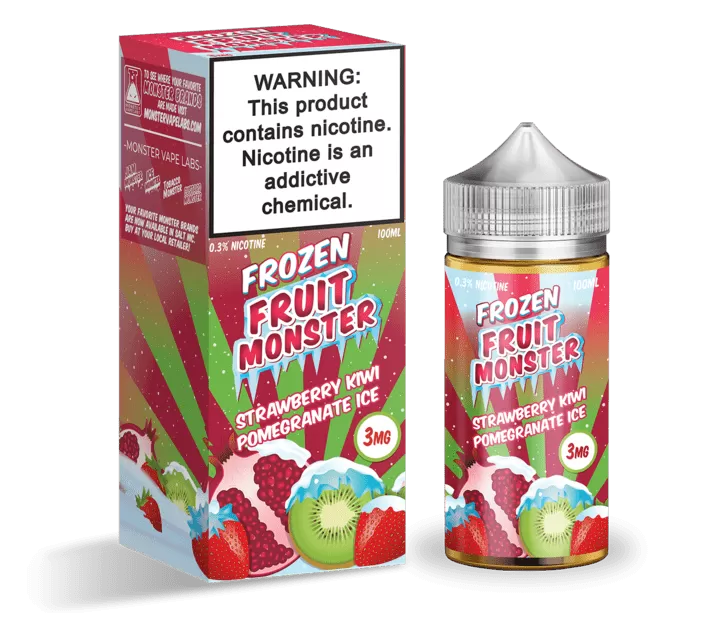 Frozen Fruit Monster Strawberry Kiwi Pomegranate Ice 100ml Vape Juice