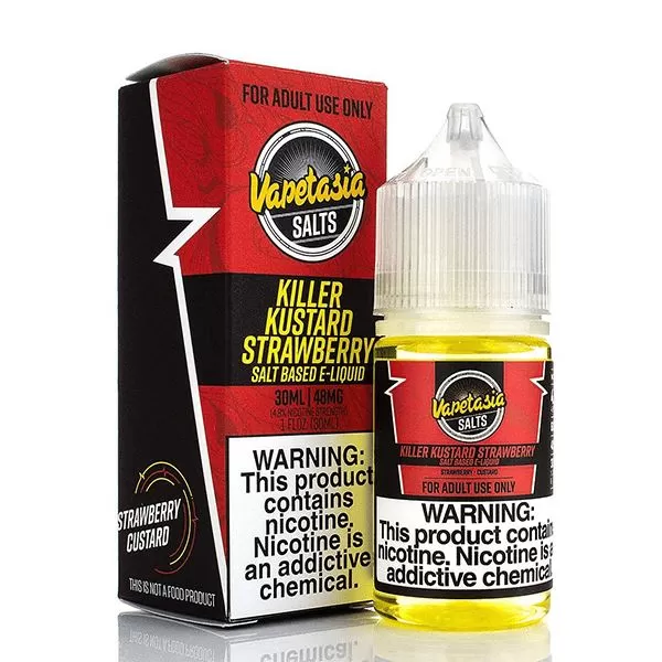 Killer Kustard Strawberry by Vapetasia Salts 30ml