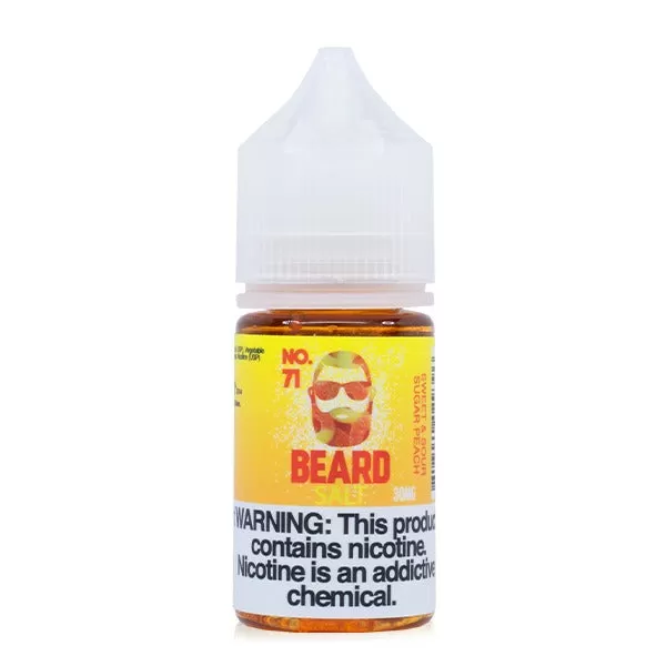 No. 71 Sweet and Sour Sugar Peach by Beard Salts 30mL