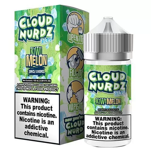 Kiwi Melon Iced by Cloud Nurdz TFN 100mL - Image 3