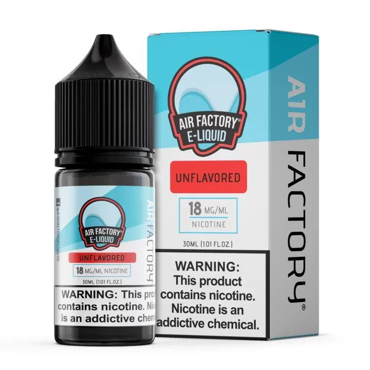Unflavored by Air Factory Salt eJuice 30mL