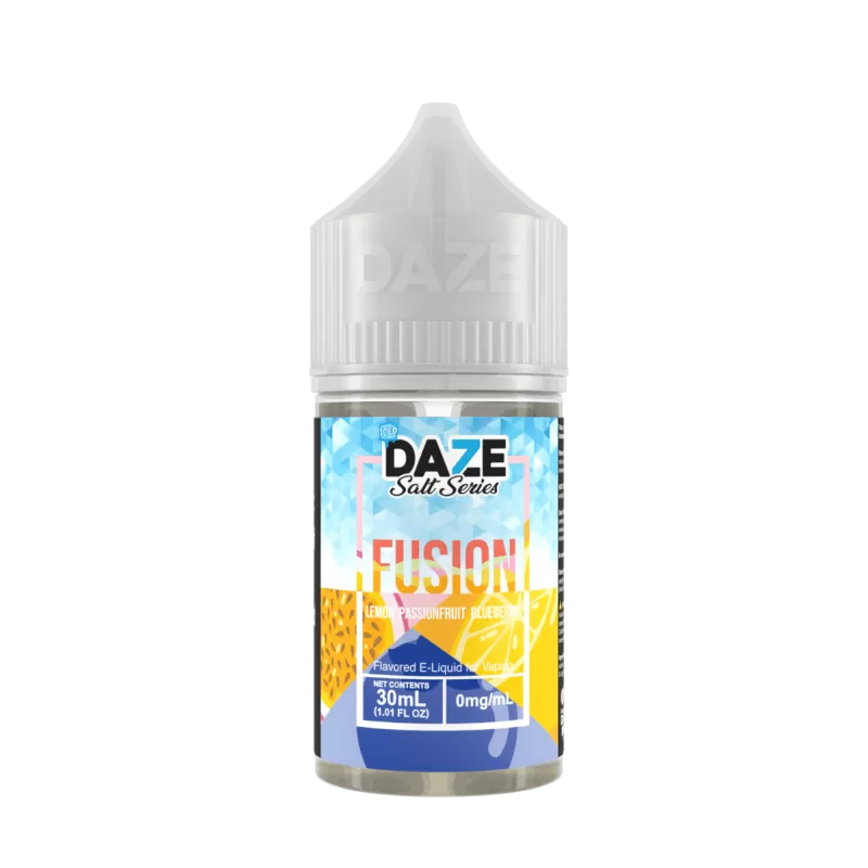 Lemon Passionfruit Blueberry Iced 7Daze Fusion Salts 30mL