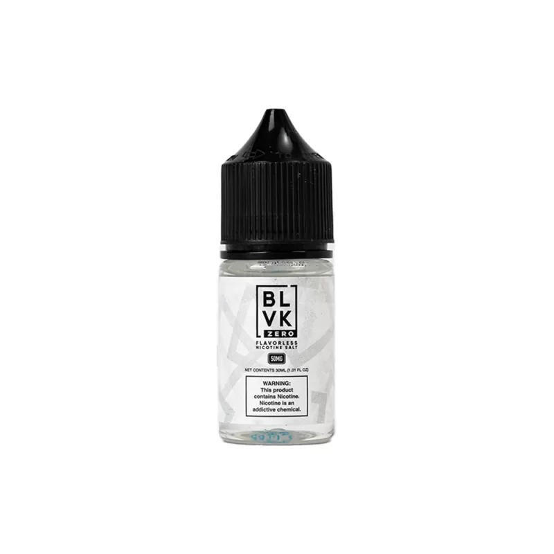Flavorless BLVK ZERO Series Salts 30mL