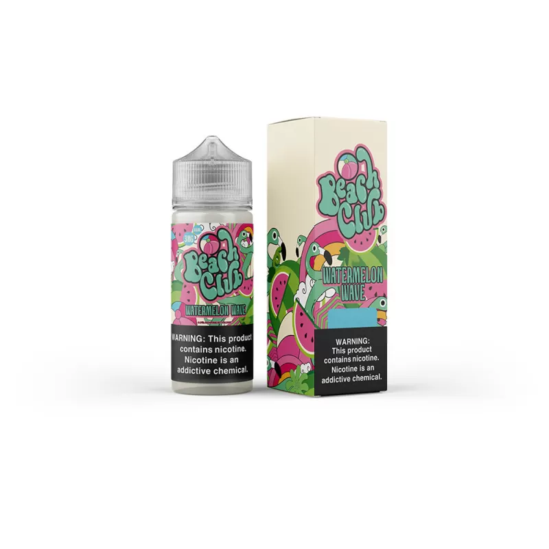 Watermelon Wave by Beach Club E-Liquid 100mL (Freebase)