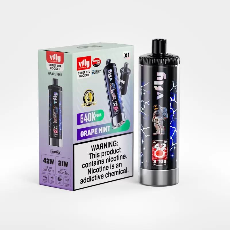 VFLY Super DTL Hookah 40K Disposable E-Hookah KIT - Image 2