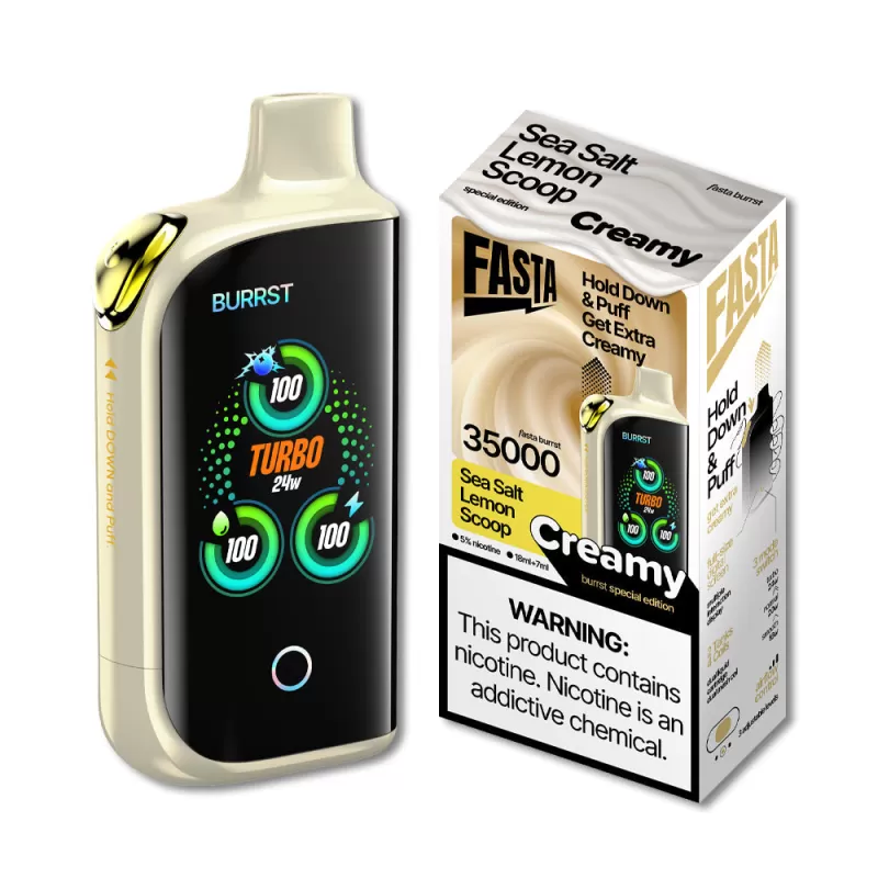 FASTA Burrst 35000 CREAMY Series Special Edition Disposable Device – 35000 Puffs - Image 2