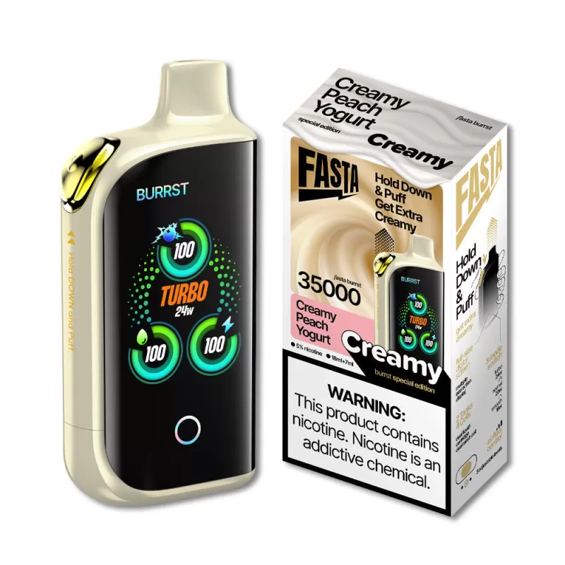 FASTA Burrst 35000 CREAMY Series Special Edition Disposable Device – 35000 Puffs - Image 3
