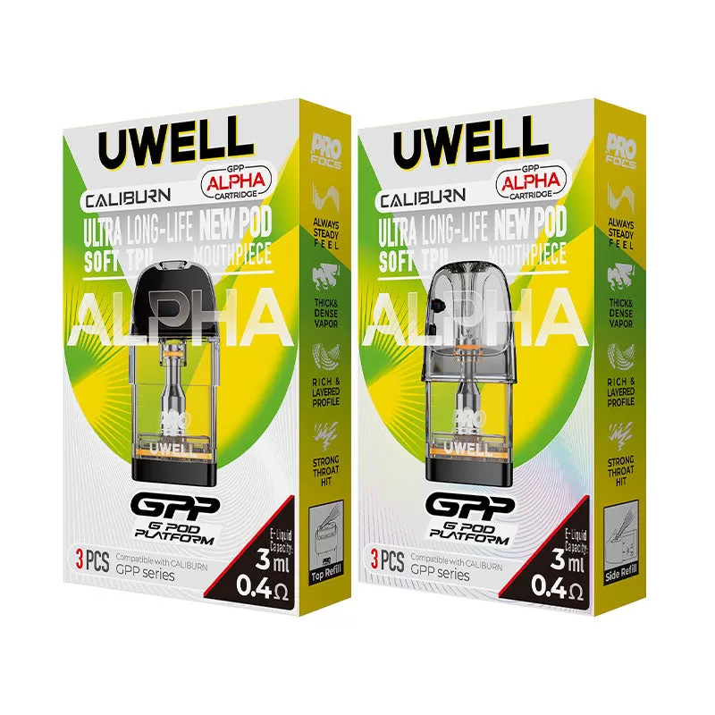 Uwell Caliburn GPP Alpha Pod Cartridge 3ml 3pcs/pack