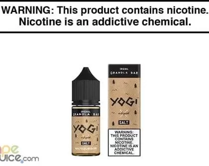 ORIGINAL GRANOLA BAR BY YOGI E LIQUID SALT 30ML