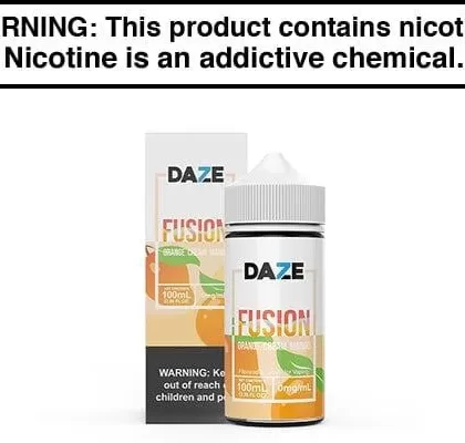 ORANGE CREAM MANGO BY 7 DAZE FUSION 100ML