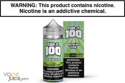 OG BLUE ICED BY KEEP IT 100 100ML
