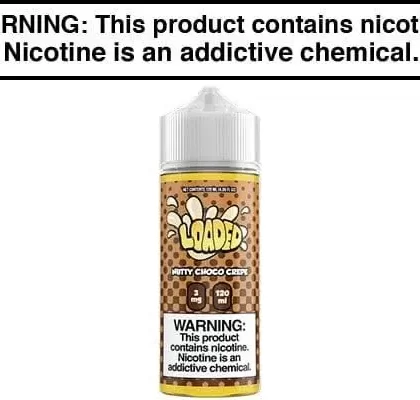 NUTTY CHOCO CREPE BY LOADED E LIQUID 100ML | 120ML