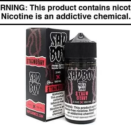NOLA STRAWBERRY BY SADBOY E LIQUID 100ML
