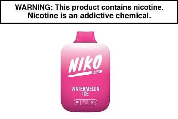 NIKO BAR DISPOSABLE VAPE 15ML – 7000 PUFFS - Image 2