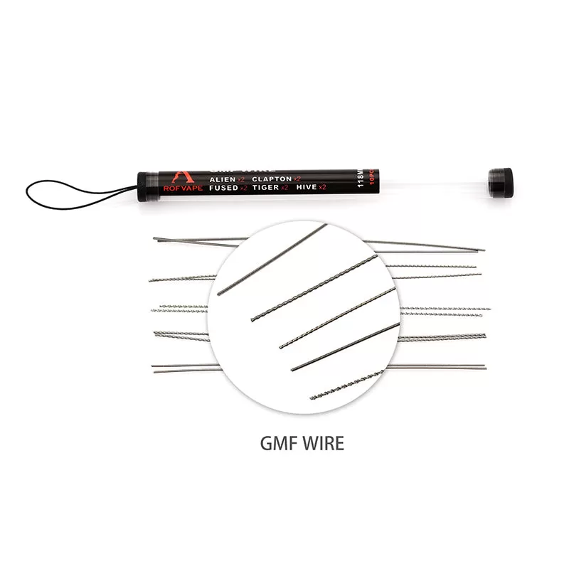 118mm*10PCS-PACK Rofvape GMF Wire Shots (Clapton Alien Tiger Hive Fused) - Image 2