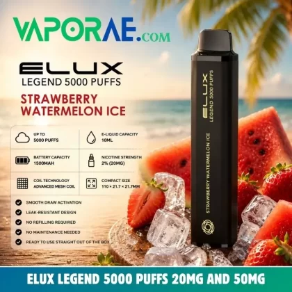 Elux legend 5000 puffs 20MG & 50mg nicotine