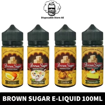 BROWN SUGAR Premium Vape Juice 100ml E-Liquid in Dubai, UAE