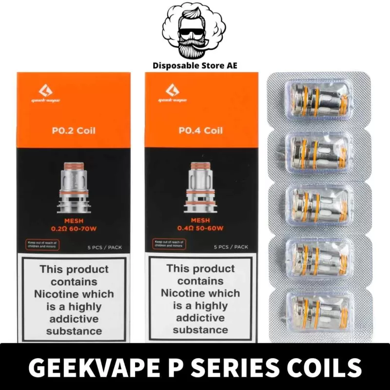 GEEKVAPE P Series Replacement Coils (5 PCS) in Dubai, UAE