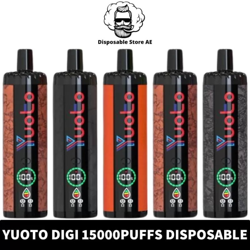 YUOTO Digi Disposable 15000 Puffs Rechargeable Vape in Dubai, UAE