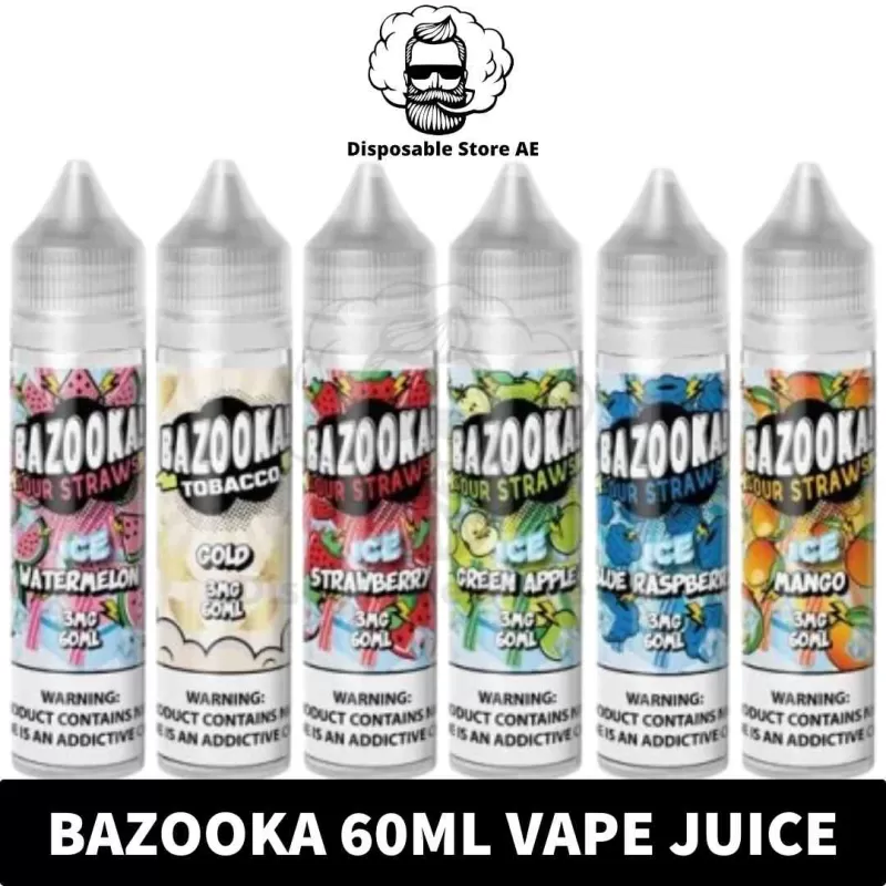 BAZOOKA 60ML Vape Juice 3MG E-Liquid in Dubai, UAE