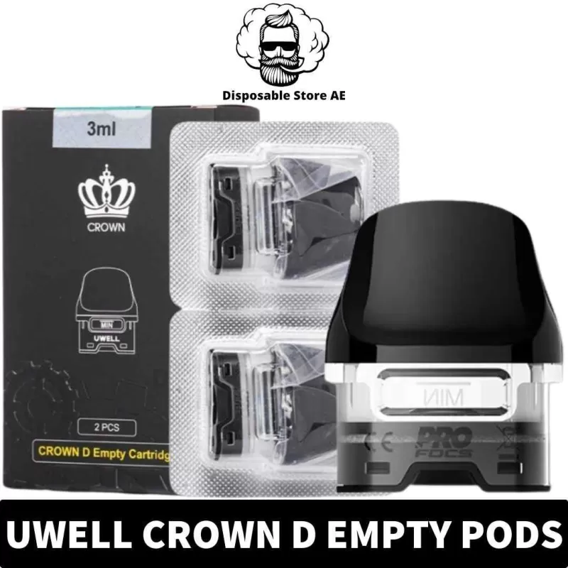 UWELL Crown D Empty Pods 3ml Replacement Pod Cartridge in Dubai, UAE