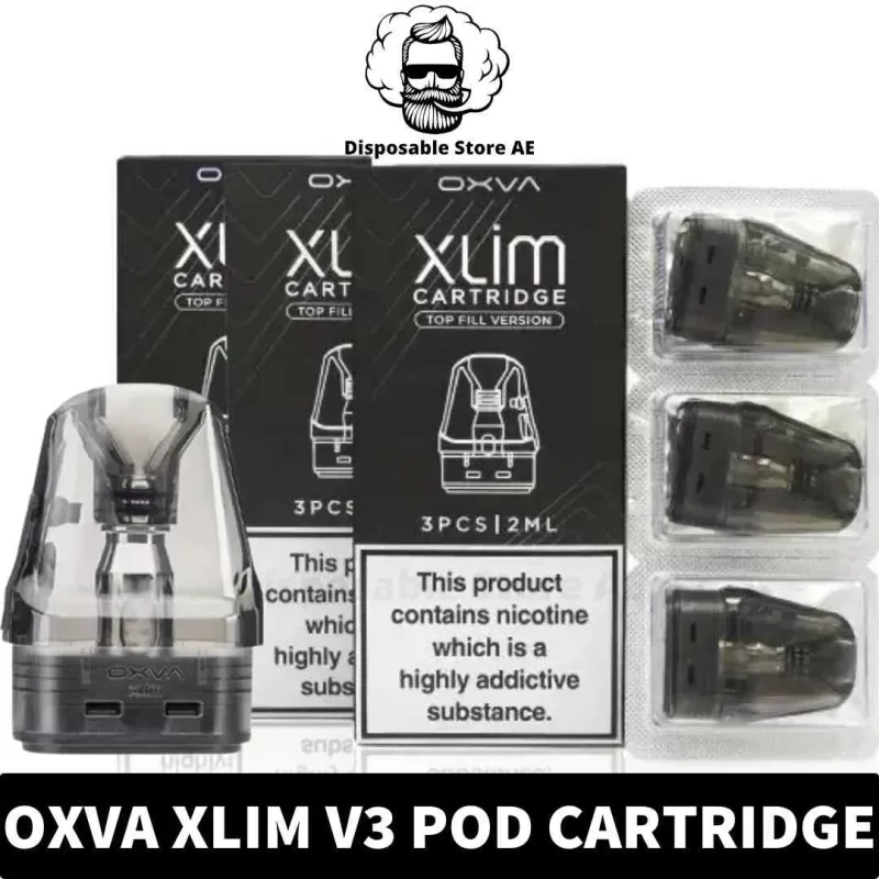 OXVA Xlim V3 Pods 0.6ohm, 0.8ohm, 1.2ohm Pod Cartridge Replacement Pod in Dubai, UAE
