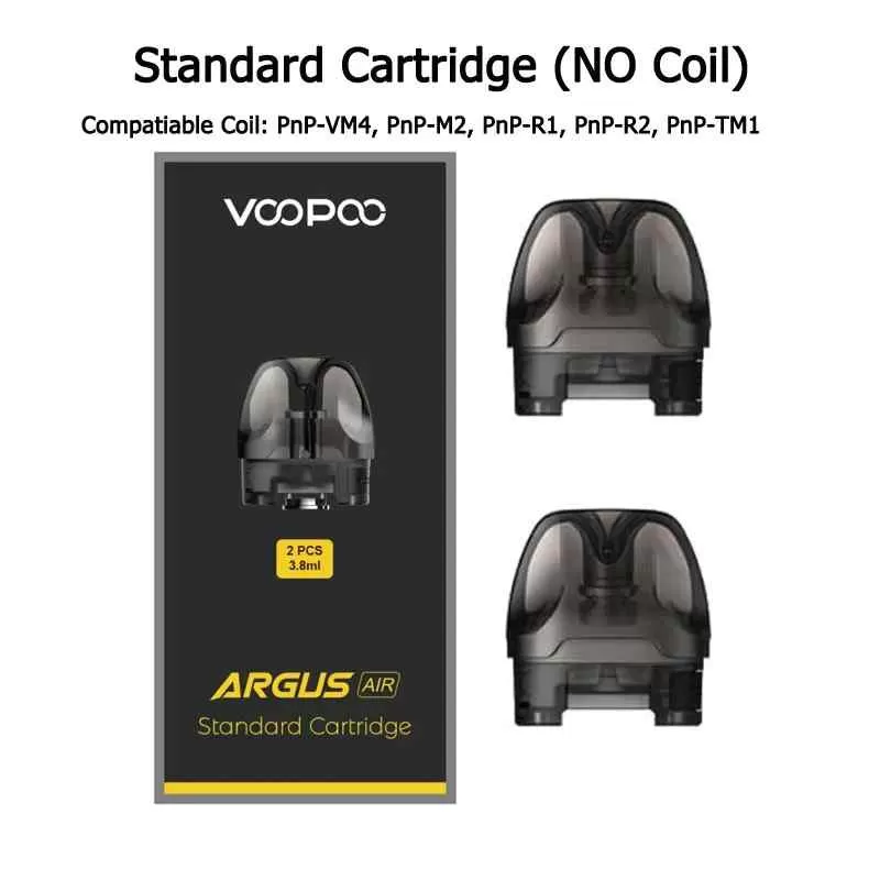 VOOPOO Argus Air Pods 0.8ohm Pod Cartridge No Coils 3.8ml Empty Pods Replacement Pods in Dubai, UAE - Image 2