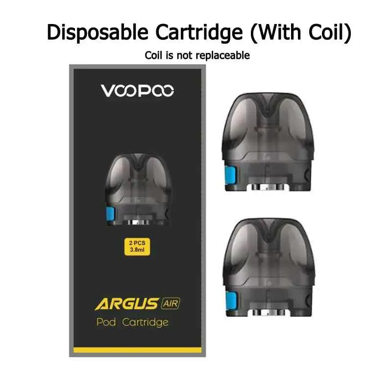 VOOPOO Argus Air Pods 0.8ohm Pod Cartridge No Coils 3.8ml Empty Pods Replacement Pods in Dubai, UAE - Image 3