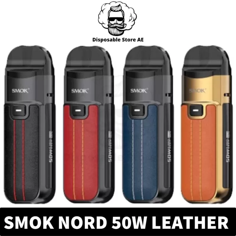 Smok Nord 50w 1800mAh (LEATHER SERIES) Pod System In Dubai