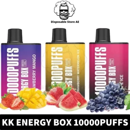 KK Energy Box Disposable 10000Puffs 5% Rechargeable Vape in Dubai, UAE – 650mAh Vape Dubai
