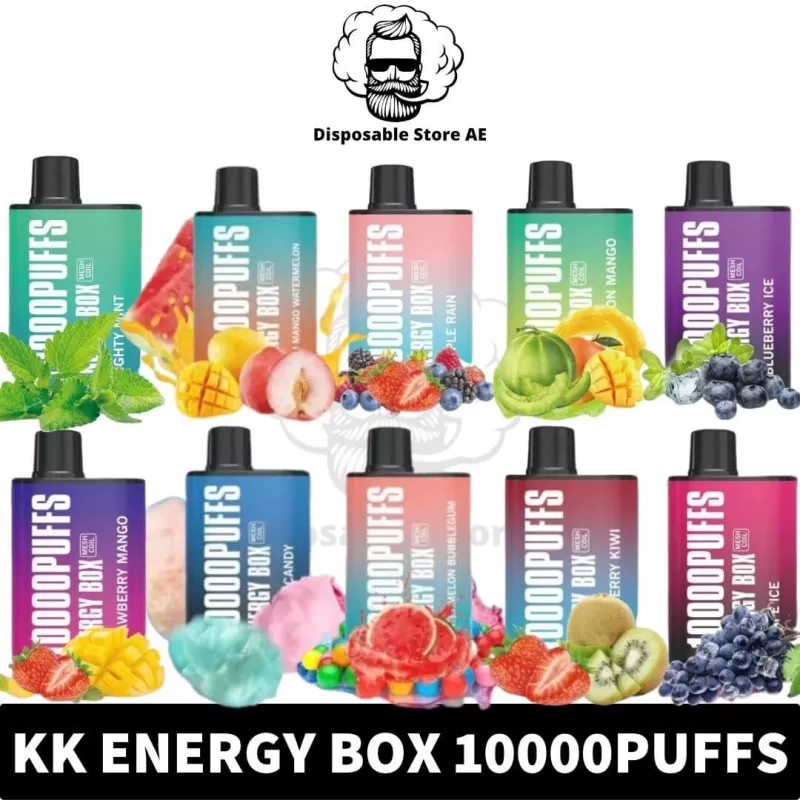 KK Energy Box Disposable 10000Puffs 5% Rechargeable Vape in Dubai, UAE – 650mAh Vape Dubai - Image 2