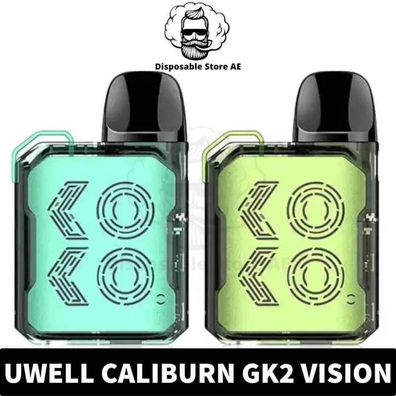 Uwell Caliburn GK2 Vision Kit 690mAh Vape Kit 18W Pod System in Dubai, UAE